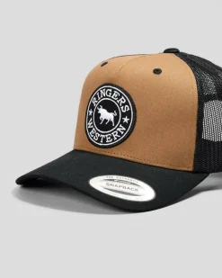 Ringers Western Signature Bull Trucker Cap Clay/black Hot