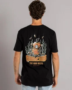 The Mad Hueys Sinkin Tins T-Shirt Black Sale