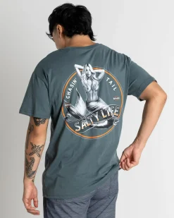 Salty Life Siren T-Shirt Green
