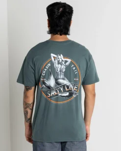 Salty Life Siren T-Shirt Green
