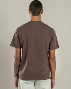 Afends Sixsixsix T-Shirt Coffee Clearance