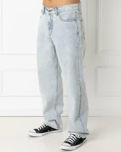 RVCA Skate Denim Jeans Ash Blue New