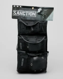 Sanction Skate Pads Black Sale
