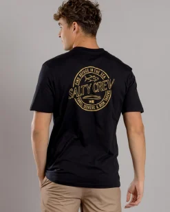 Salty Crew Skewed Premium T-Shirt Black Hot