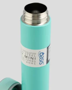 Oasis Skinny Mini 250ml Insulated Drink Bottle Blue Clearance