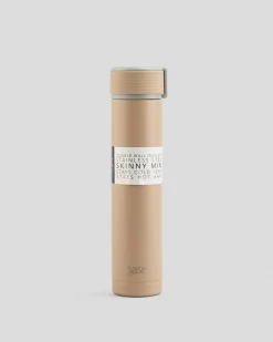 Oasis Skinny Mini 250ml Insulated Drink Bottle Beige Outlet