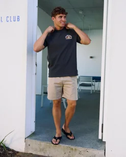 The Mad Hueys Skull Anchor Volley Shorts Taupe Online