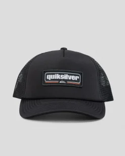 Quiksilver Slab Drifter Trucker Cap True Black