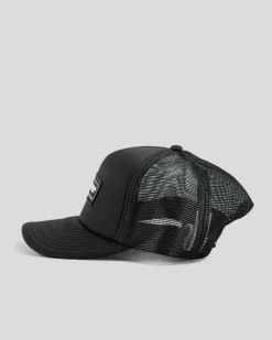 Quiksilver Slab Drifter Trucker Cap True Black