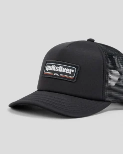 Quiksilver Slab Drifter Trucker Cap True Black