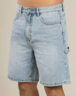 Thrills Slacker Denim Shorts Dusk Best