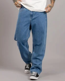 Wrangler Slacker Relaxed Straight Jeans Kalahari Fade Clearance