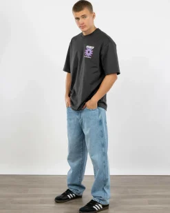 Wrangler Slacker Relaxed Straight Jeans Retro Blue Sale
