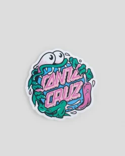 Santa Cruz Slasher Dot Sticker Green-off Black Outlet
