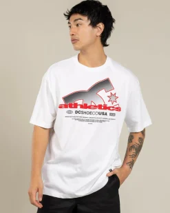 DC Shoes Slathletic T-Shirt White Discount
