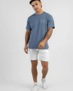 Rusty Sleds And Threads T-Shirt China Blue