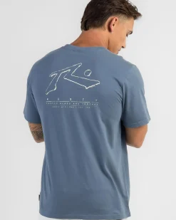 Rusty Sleds And Threads T-Shirt China Blue