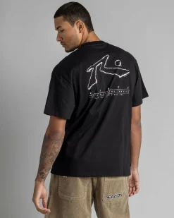 Rusty Sleds And Threads T-Shirt Black 2 Clearance