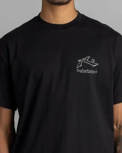 Rusty Sleds And Threads T-Shirt Black 2 Clearance