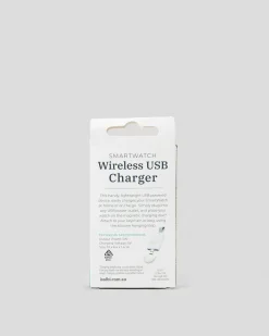 Get It Now Smartwatch Wireless USB Charger White Hot