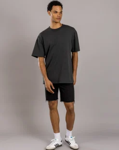 Wrangler Smith Skinny Shorts Scorched Black Discount