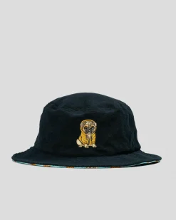 Lucid Smug Pug Bucket Hat Pastel Blue/black Discount