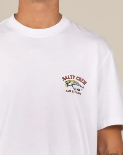 Salty Crew Snag It Classic T-Shirt White Outlet