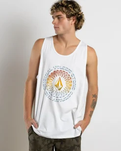 Volcom Sol'd Out Singlet White