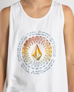 Volcom Sol'd Out Singlet White
