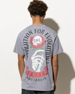 Dexter Sow T-Shirt Lt Grey Acid New