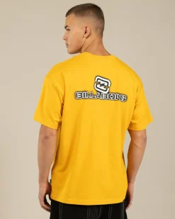 Billabong Spec Dotcom T-Shirt Yellow Hot