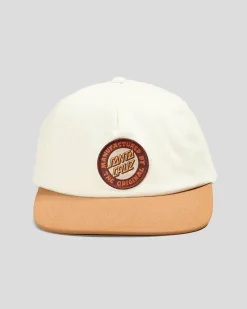 Santa Cruz Speed MFG Dot Patch Cap Off White New