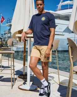 Santa Cruz Speed MFG Dot Puff T-Shirt Navy Discount