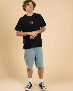 RVCA Splitter T-Shirt Black Best