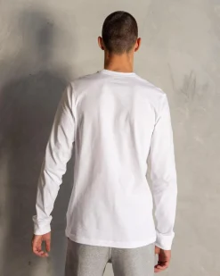Nike Sportswear Club Long Sleeve T-Shirt White/black Outlet