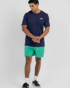 Nike Sportswear Club T-Shirt Mightnight Navy/ White Clearance