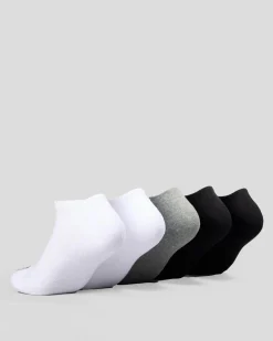DC Shoes SPP DC Ankle Socks 5 Pack Assorted Hot