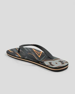 DC Shoes Spray Graffik Thongs Grey/black/orange Online