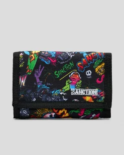 Sanction Squad Tri-Fold Wallet Black Online