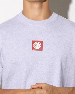 Element Square Logo T-Shirt Mid Grey Heather Sale