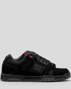 DC Shoes Stag Shoes Black/grey/red Best