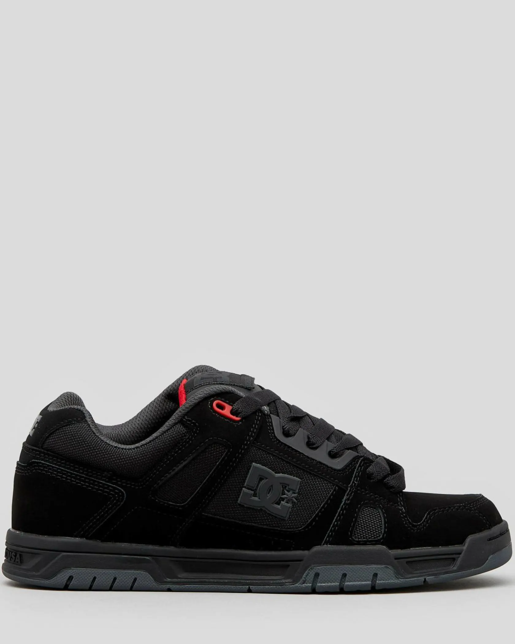 DC Shoes Stag Shoes Black/grey/red Best