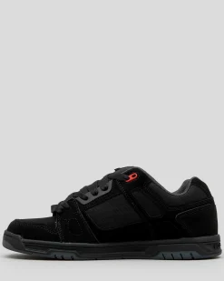 DC Shoes Stag Shoes Black/grey/red Best