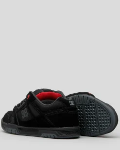 DC Shoes Stag Shoes Black/grey/red Best
