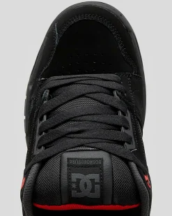DC Shoes Stag Shoes Black/grey/red Best