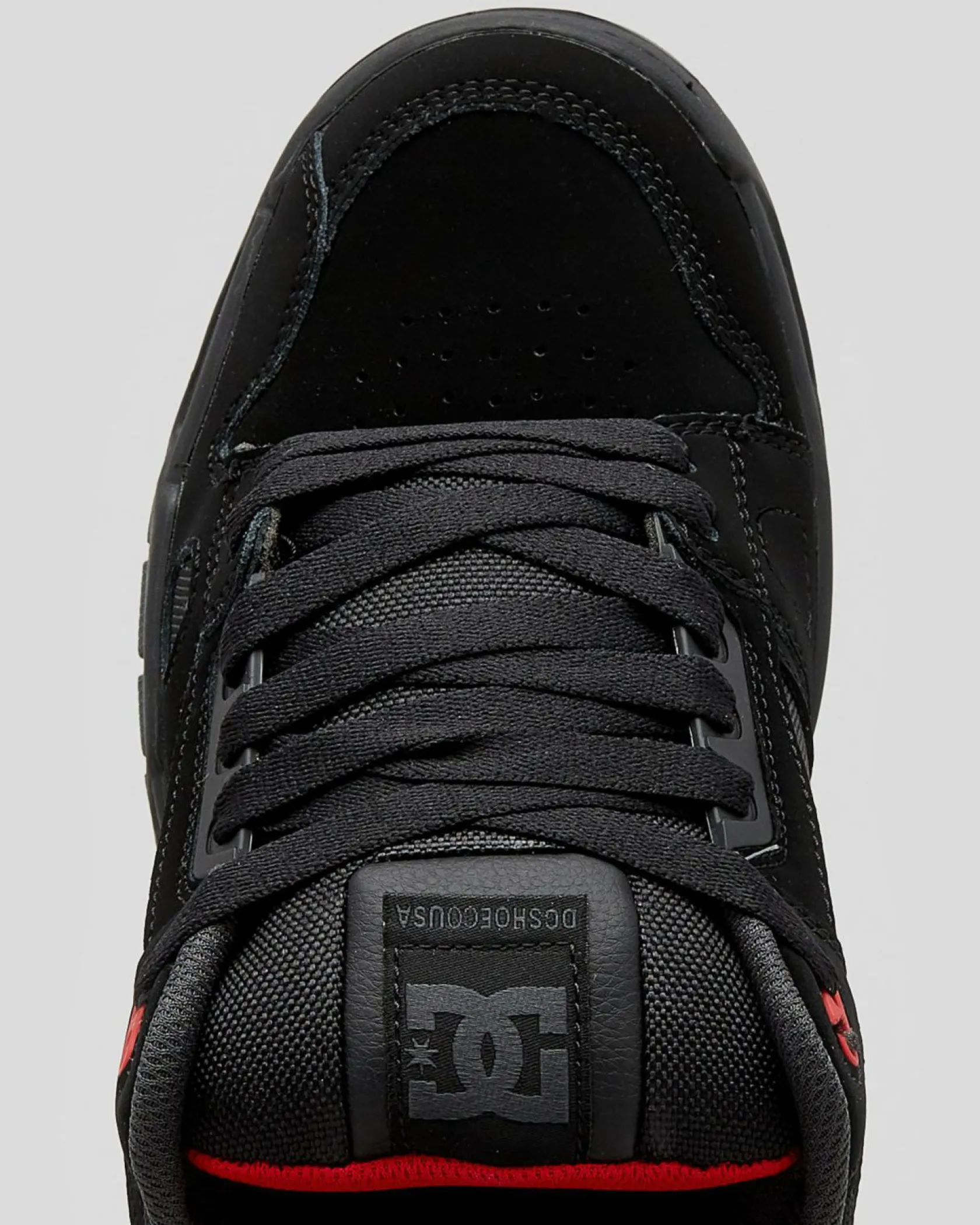 DC Shoes Stag Shoes Black/grey/red Best