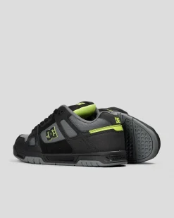 DC Shoes Stag Shoes Black/lime Clearance