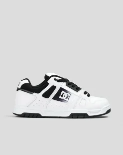 DC Shoes Stag Shoes Black/white Fade New
