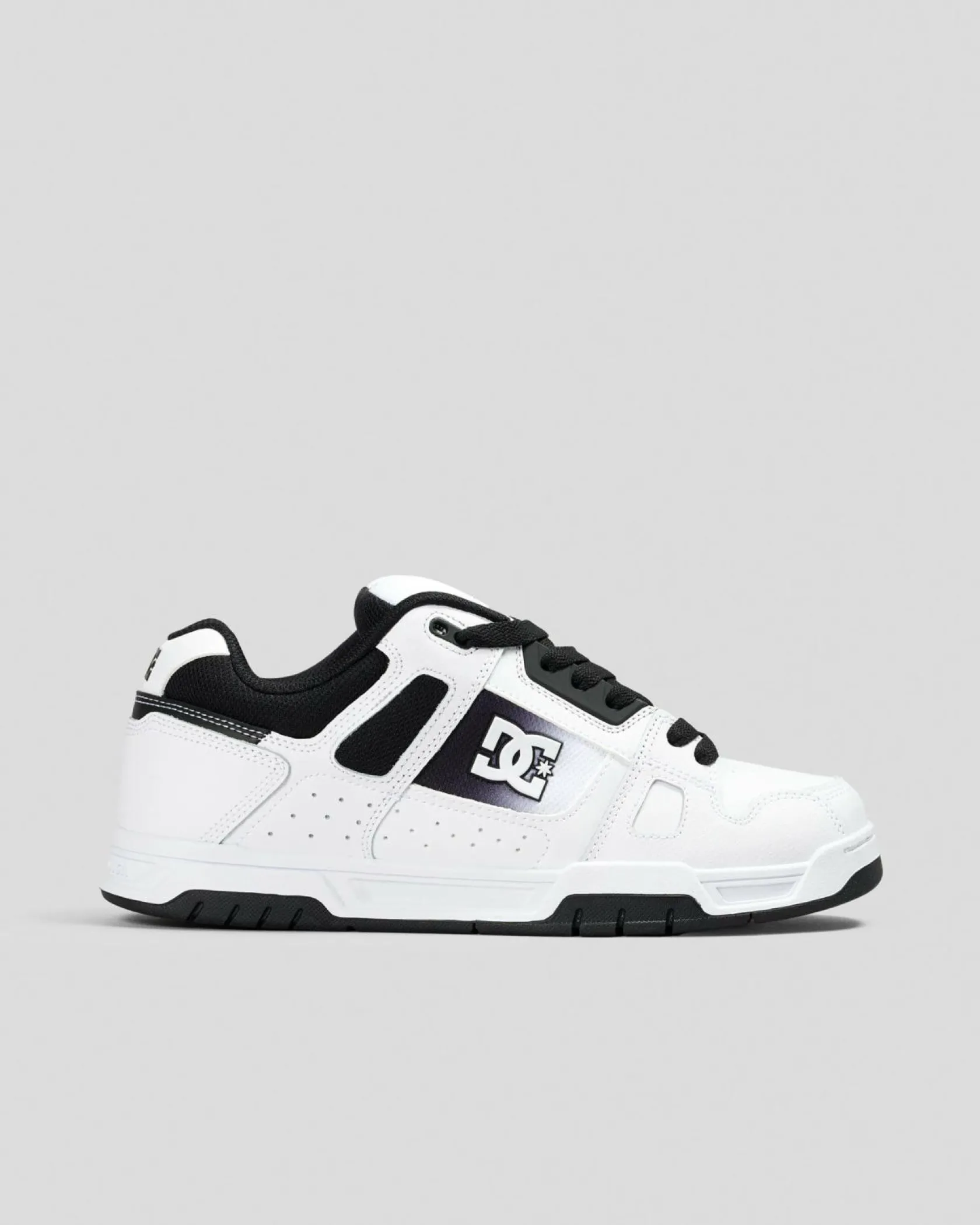 DC Shoes Stag Shoes Black/white Fade New