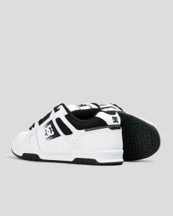 DC Shoes Stag Shoes Black/white Fade New